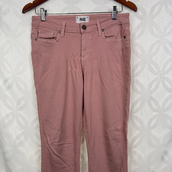 Paige Verdugo Ankle Soft Pink Jeans Size 27 - Picture 4 of 8